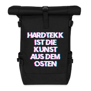 Hardtekk Tekk - Rolltop Rucksack - Schwarz - Vorne