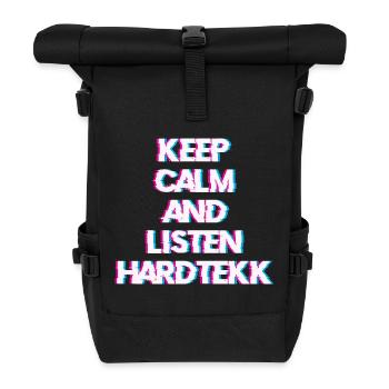 Hardtekk Tekk - Rolltop Rucksack - Schwarz - Vorne
