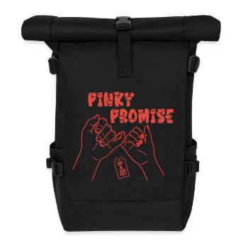 Pinky Promise – Love Statement Shirt - Roll Top Backpack - black - Front