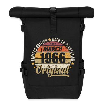 60. Anniversary 60 Years Limited Edition März 1966 - Rolltop Rucksack - Schwarz - Vorne