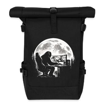 Bigfoot Gamer - Rolltop Rucksack - Schwarz - Vorne