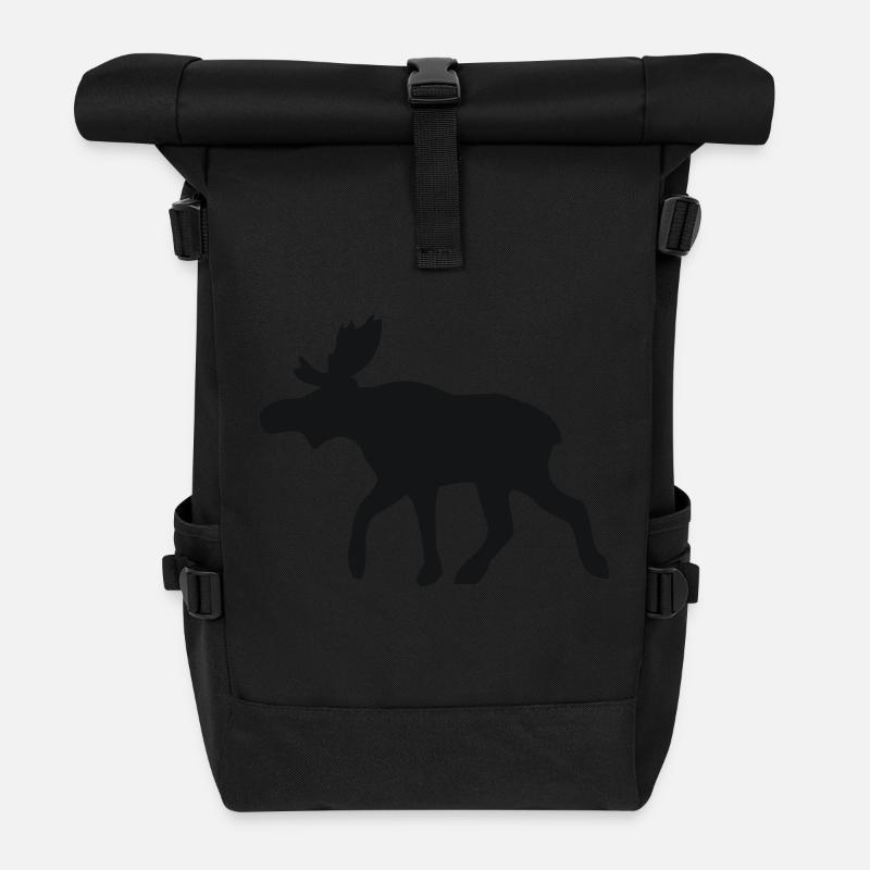 Élan - Sac à dos roll top - noir