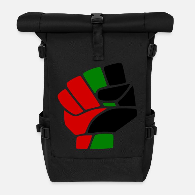 Palestina - Rolltop Rucksack - Schwarz