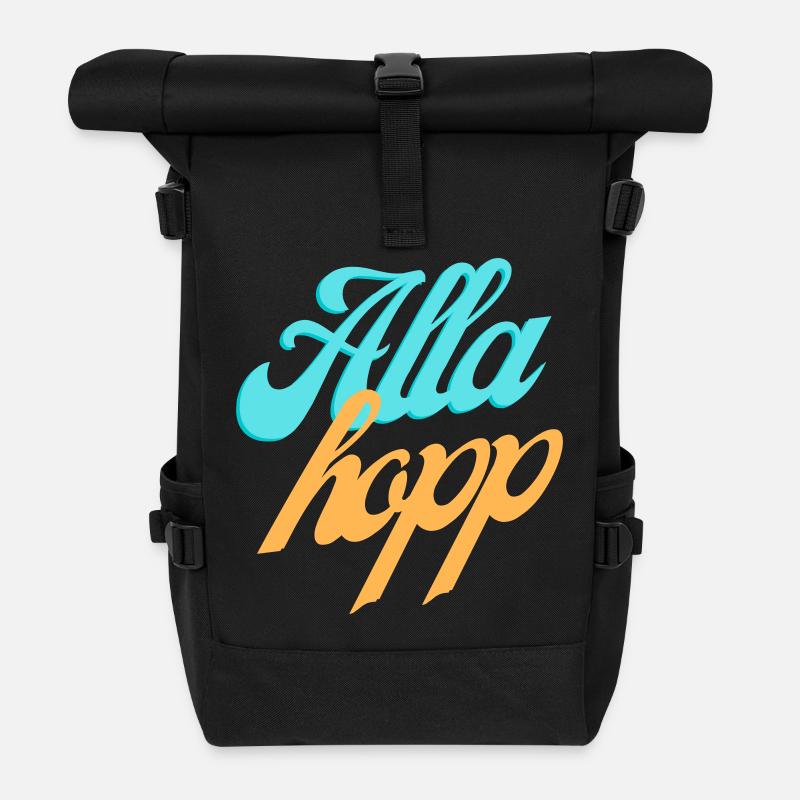 schlappGosch - Rolltop Rucksack - Schwarz
