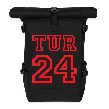 Turkey Türkei Turkiye - Roll Top Backpack - black - Front