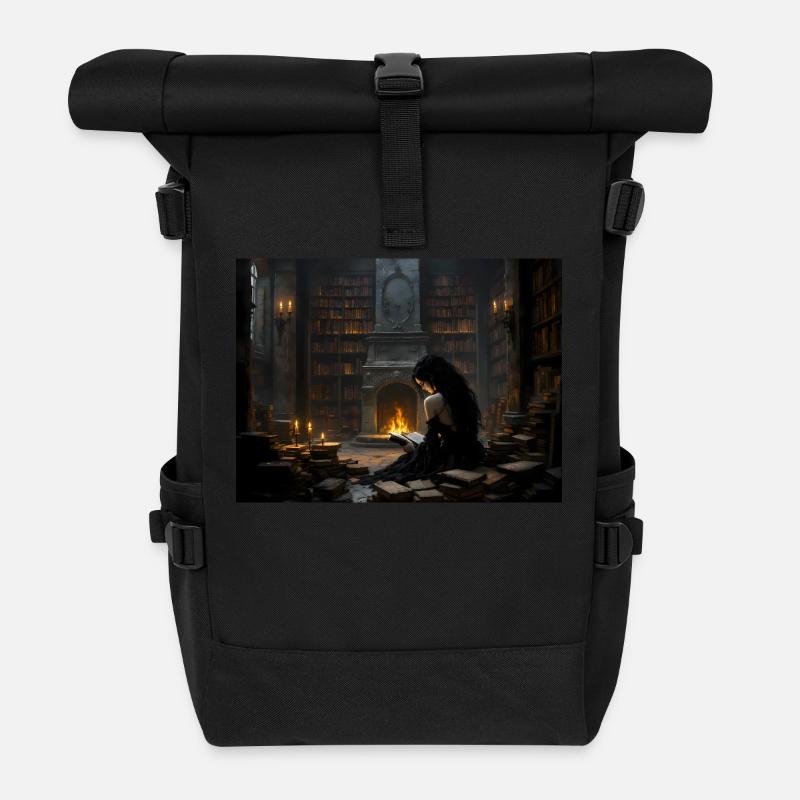 Livres Fire Relax No.3 - Sac à dos roll top - noir