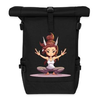 Équilibre du Yogi Dragon - Sac à dos roll top - noir - Devant