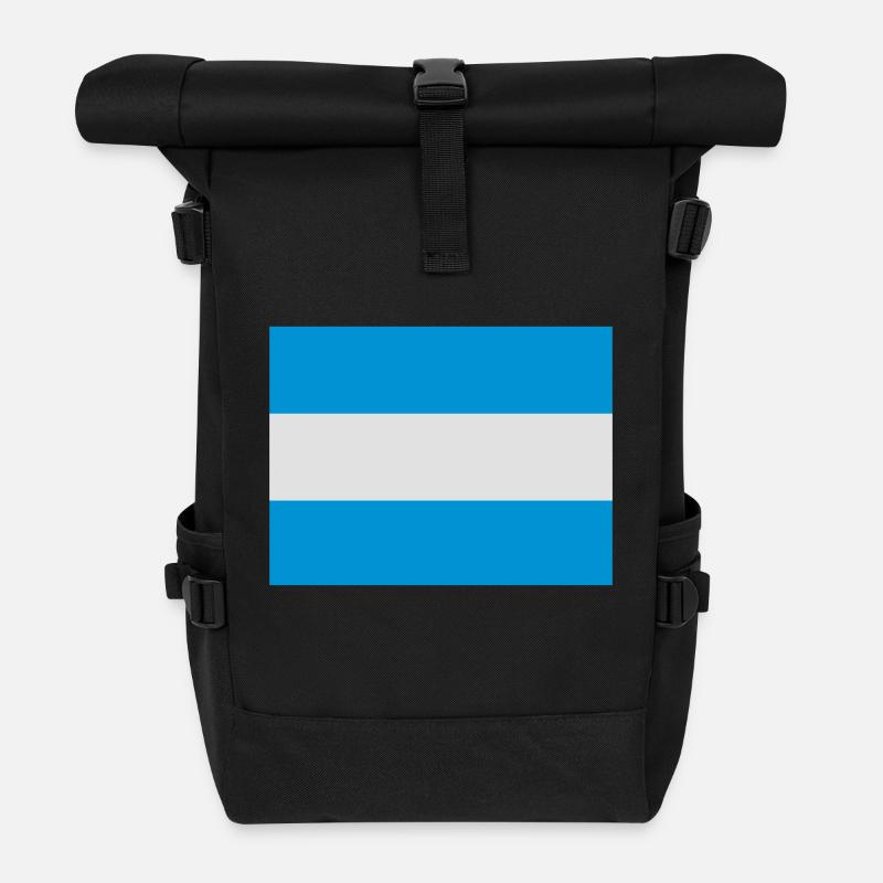 fahne_argentinien - Rolltop Rucksack - Schwarz