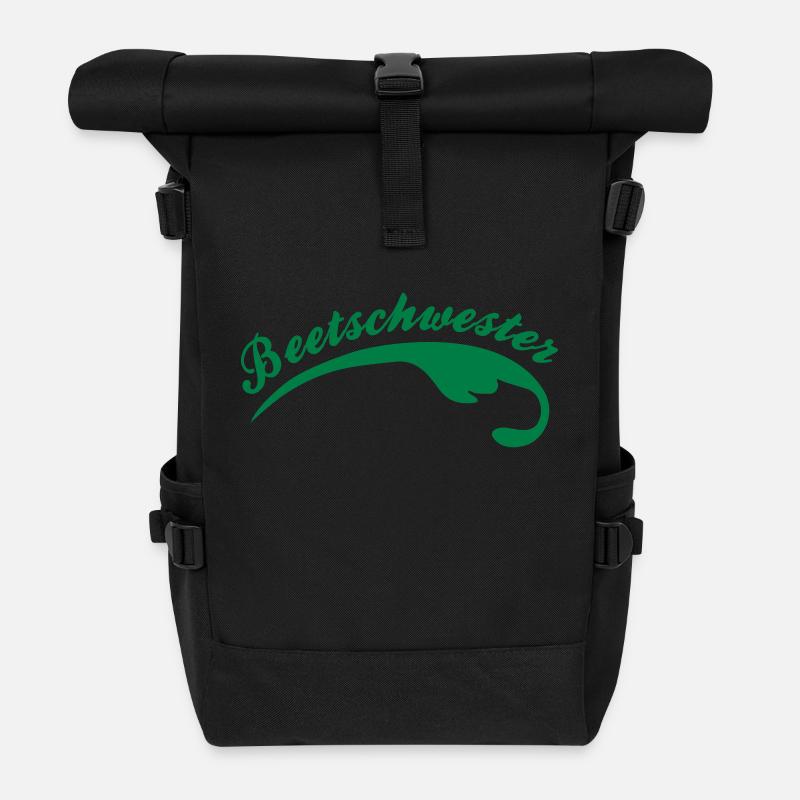 Garten - Rolltop Rucksack - Schwarz