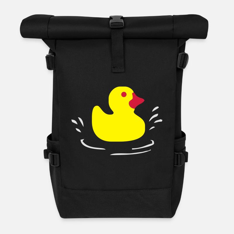 canard - Sac à dos roll top - noir