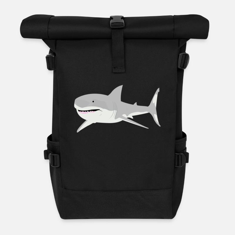 hai - Rolltop Rucksack - Schwarz