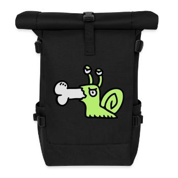 Carnivore worm 3 - Roll Top Backpack - black - Front