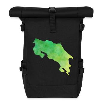 costa Rica - Rolltop Rucksack - Schwarz - Vorne