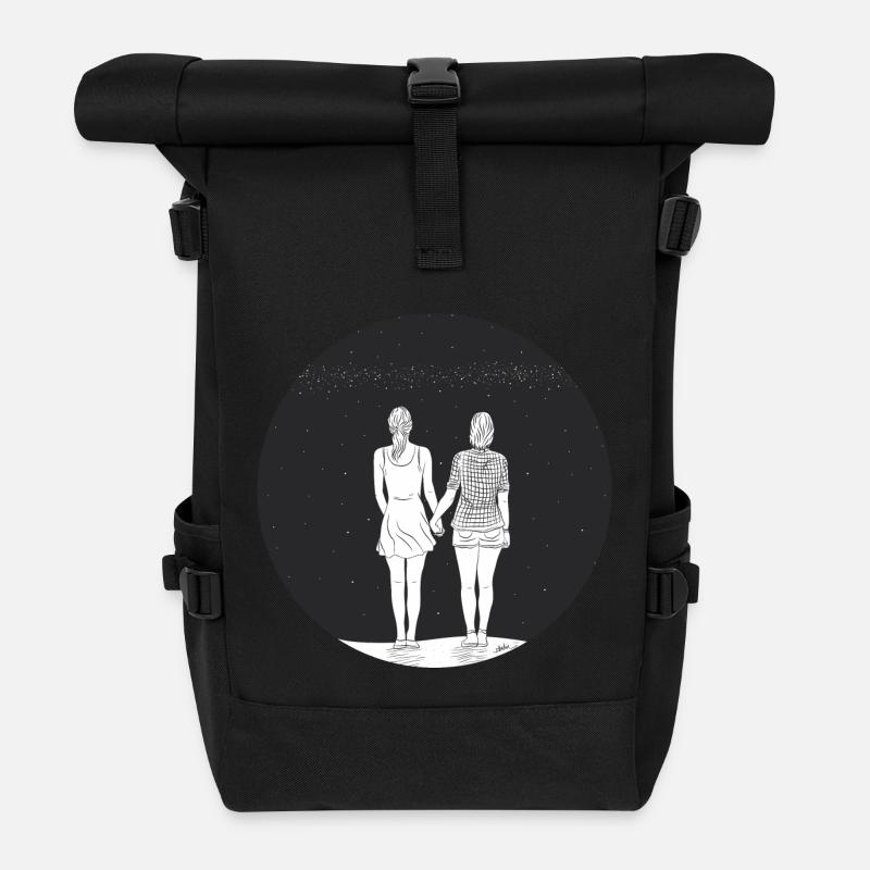 ensemble - Sac à dos roll top - noir