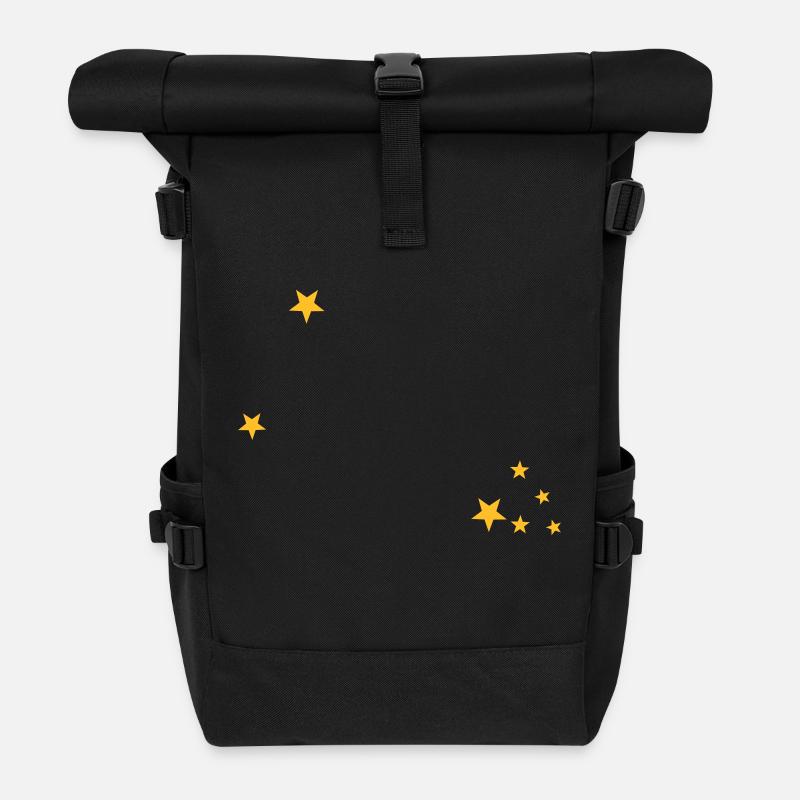 Taureau constellation - Sac à dos roll top - noir