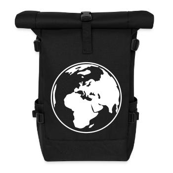 Welt - Rolltop Rucksack - Schwarz - Vorne