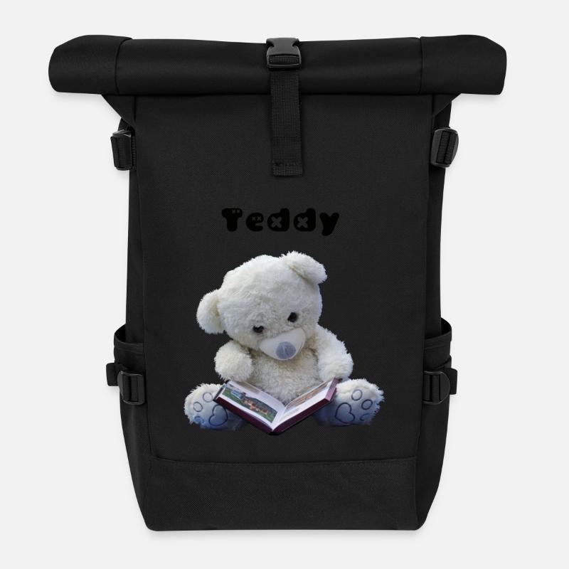 Teddy - Rolltop Rucksack - Schwarz