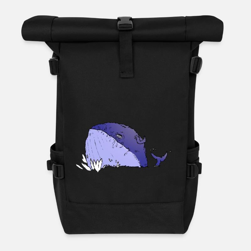Monique Soiffard - Rolltop Rucksack - Schwarz