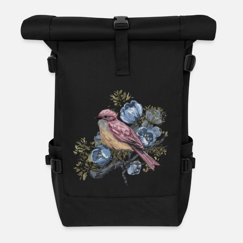 Waldvogel - Rolltop Rucksack - Schwarz