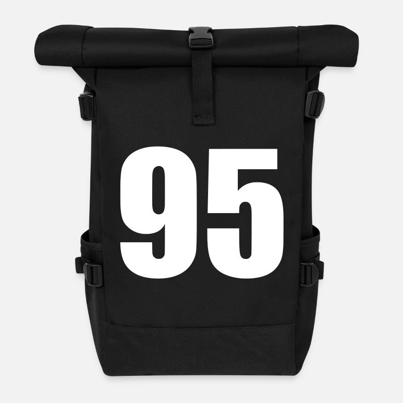 95 - Sac à dos roll top - noir