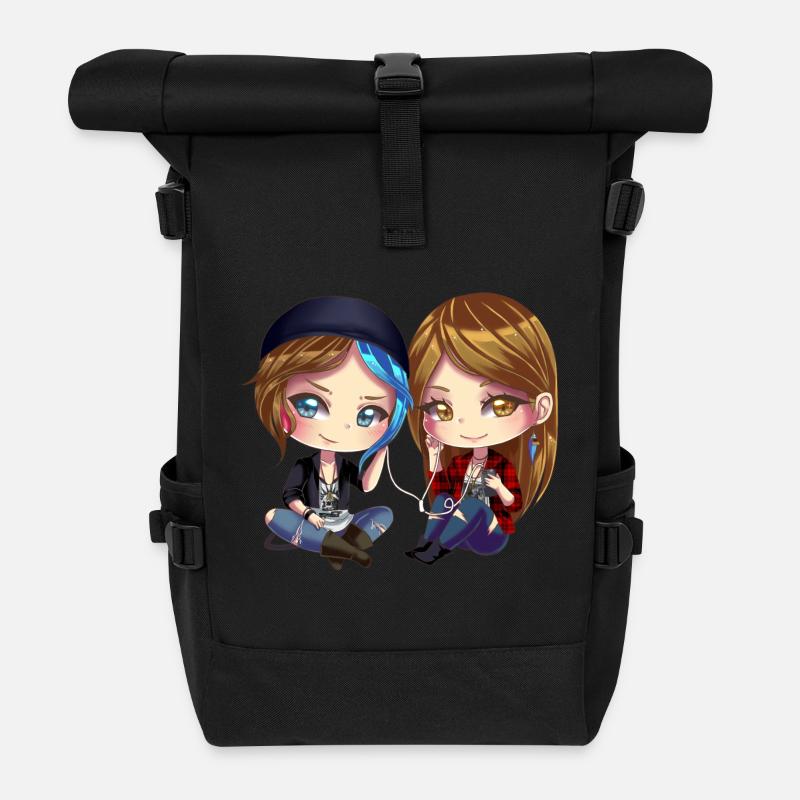 Chloe x Rachel - Rolltop Rucksack - Schwarz