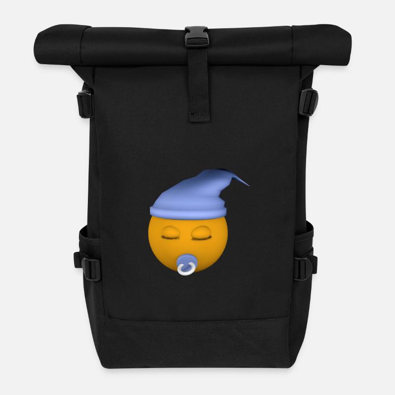 Sleepyhead bleu - Sac à dos roll top - noir