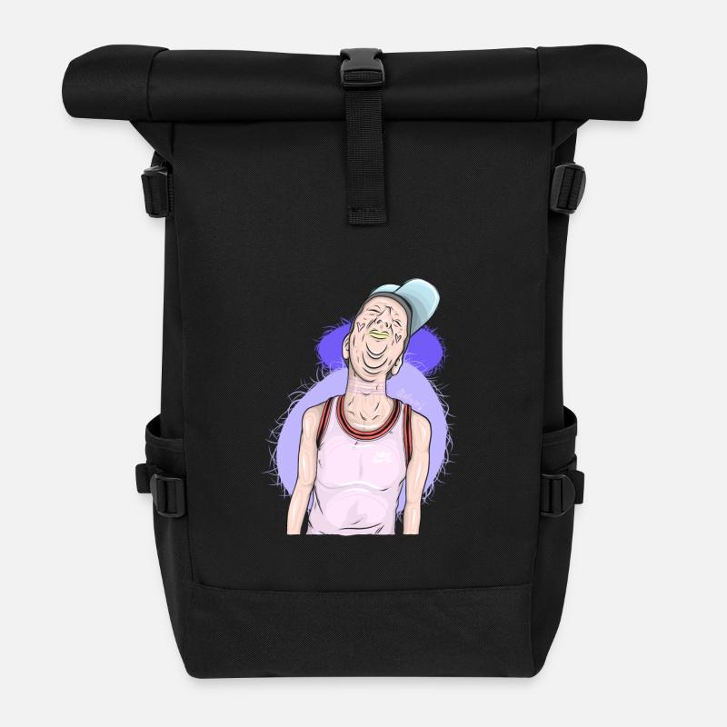 Cool kid - Roll Top Backpack - black