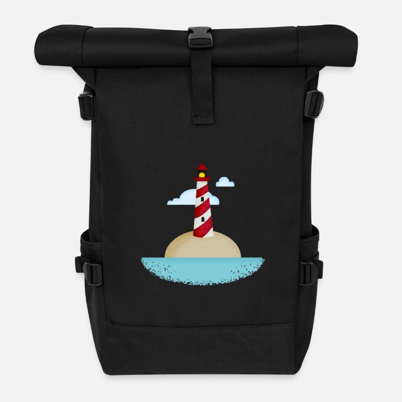 Phare - Rolltop Rucksack - Schwarz