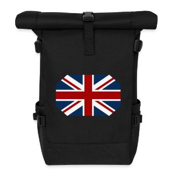 Great Britain flag - Roll Top Backpack - black - Front