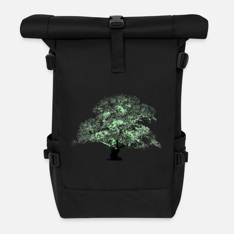 Oaktree - Rolltop Rucksack - Schwarz
