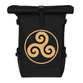 Triskele Britain - Roll Top Backpack - black - Front