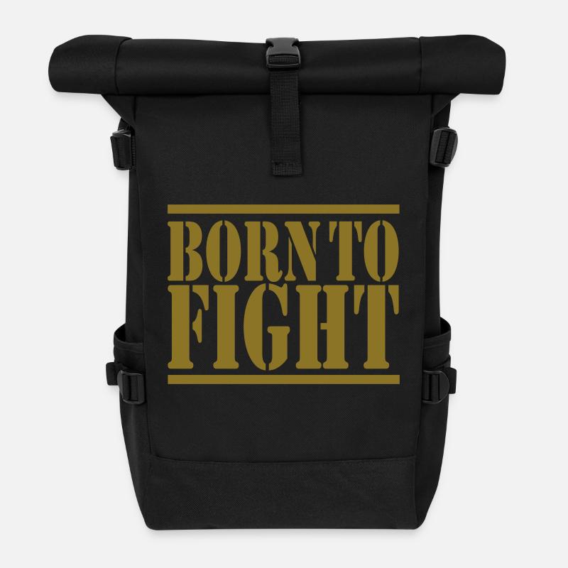 Kampfsport - Rolltop Rucksack - Schwarz