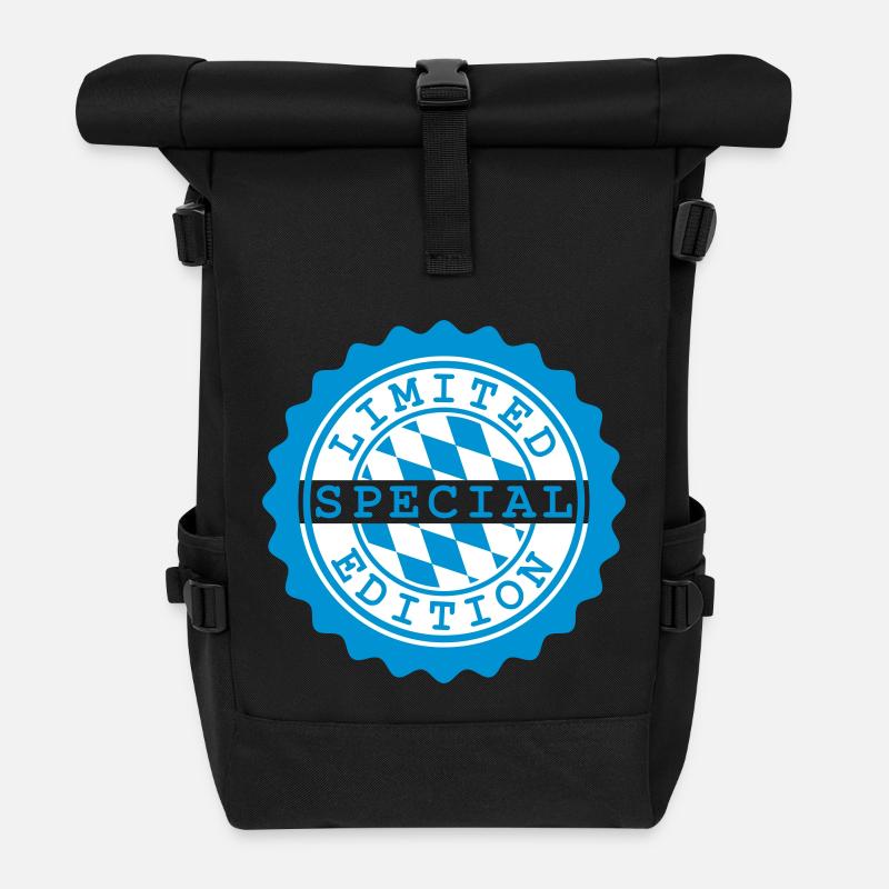 Bayern Special Edition - Rolltop Rucksack - Schwarz
