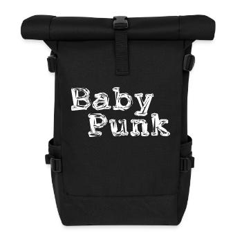 Baby punk - Roll Top Backpack - black - Front