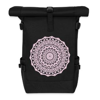 Mandala - Rolltop Rucksack - Schwarz - Vorne