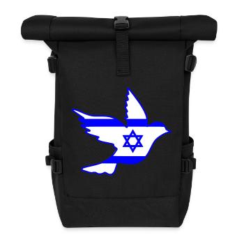 Israël - Sac à dos roll top - noir - Devant
