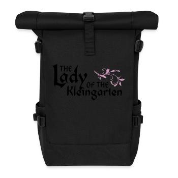 The Lady of the Kleingarten - Rolltop Rucksack - Schwarz - Vorne