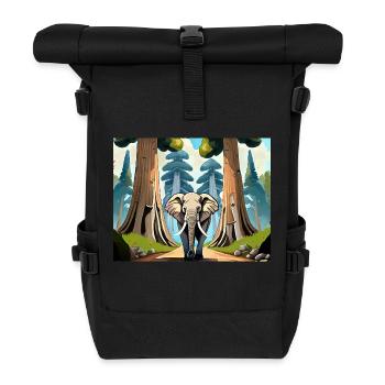 Was sind das für Bäume? - Rolltop Rucksack - Schwarz - Vorne