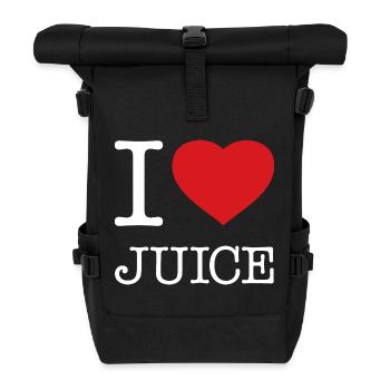 I LOVE JUICE - Roll Top Backpack - black - Front