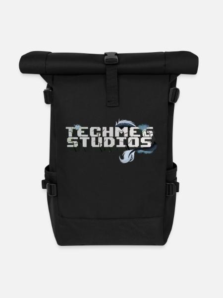 Techmeg Studios - Rolltop Rucksack - Schwarz