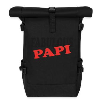 Fabulous PAPI - Roll Top Backpack - black - Front