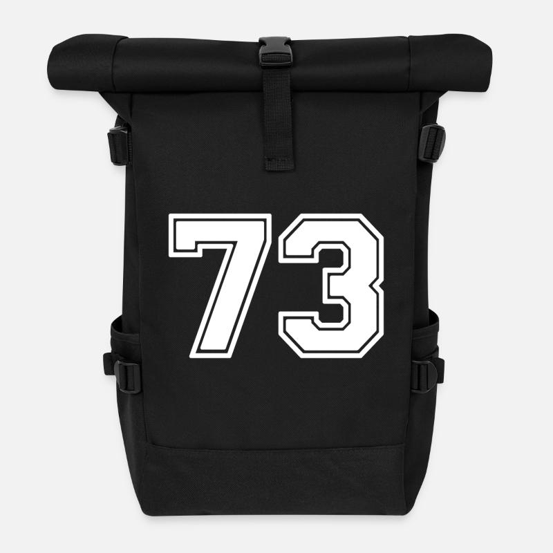 73 - Rolltop Rucksack - Schwarz