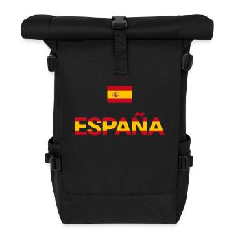 ESPAÑA - Rolltop Rucksack - Schwarz - Vorne