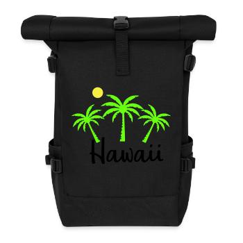 Hawaï - Sac à dos roll top - noir - Devant