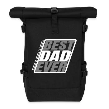 Meilleur papa de tous les temps - Sac à dos roll top - noir - Devant