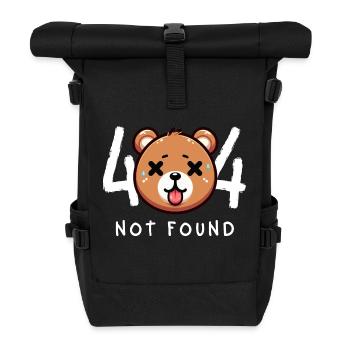 Ours mignon non trouvé - Sac à dos roll top - noir - Devant