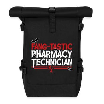 PTA Halloween - Rolltop Rucksack - Schwarz - Vorne