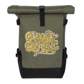 Graff Simple - Roll Top Backpack - olive/black - Front