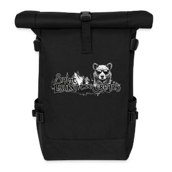 SAINT LAURENT DE CERDANS OURS - Sac à dos roll top - noir - Devant