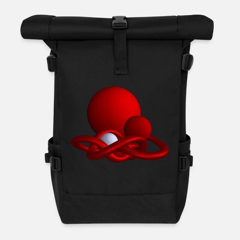 Zusammenhalt - Rolltop Rucksack - Schwarz